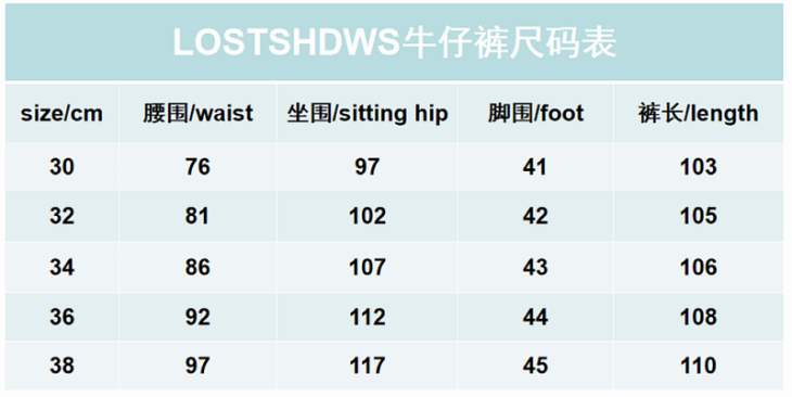 Picture of Lostshdws Jeans Long _SKULostshdwssz30-384ltxLS50810909